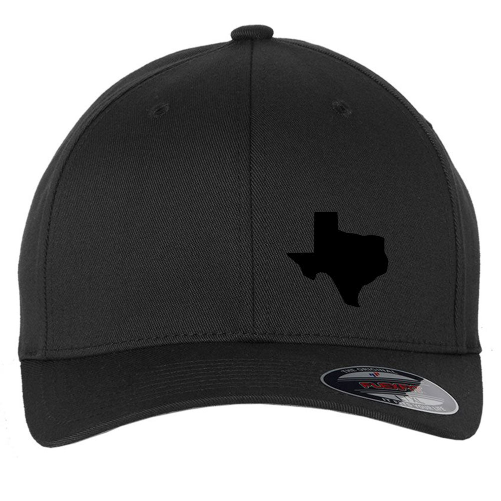 Alaska State Outline Flexfit Hat XL-2XL / Dark Grey