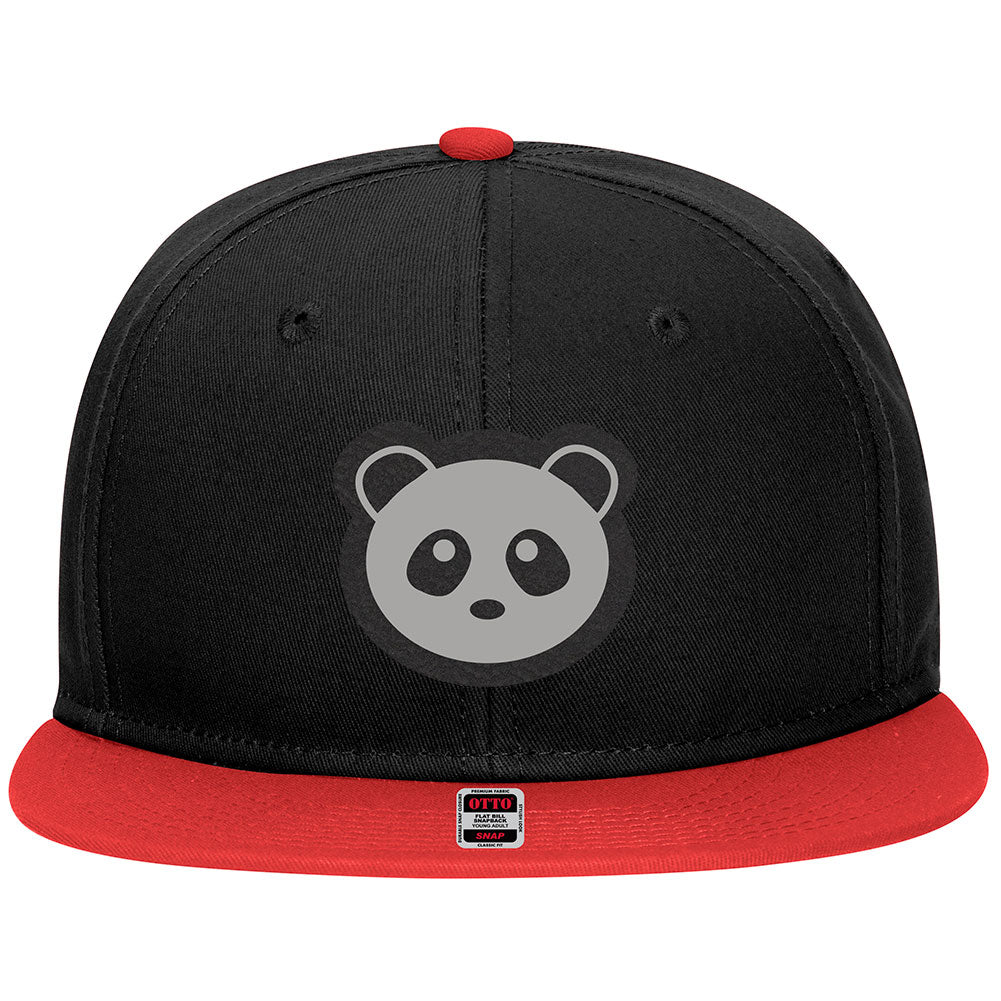 Youth Kid's Panda Leatherette 6 Panel Mid Profile Snapback Hat for Boy–  iZZYZX