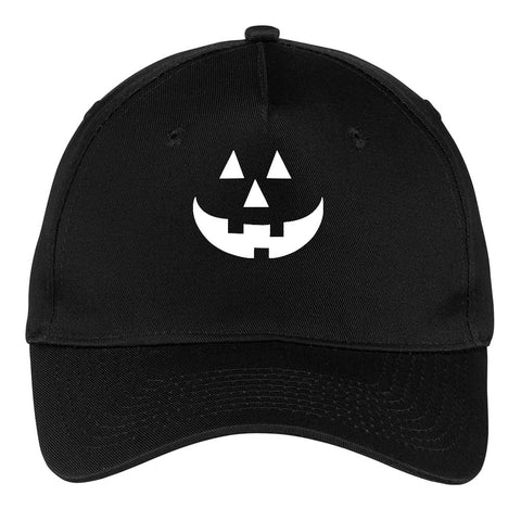 Pumpkin Glow in the Dark Graphic Printed 5 Panel Twill Caps for Men & Women