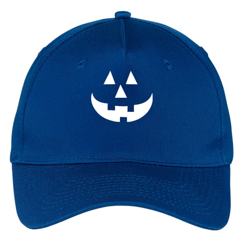 Pumpkin Glow in the Dark Graphic Printed 5 Panel Twill Caps for Men & Women