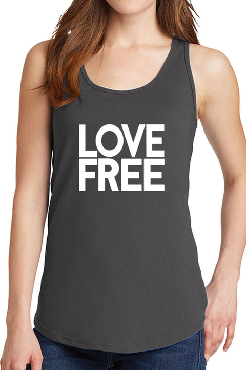 Women's Love Free Design Core Cotton Tank Tops -XS~4XL