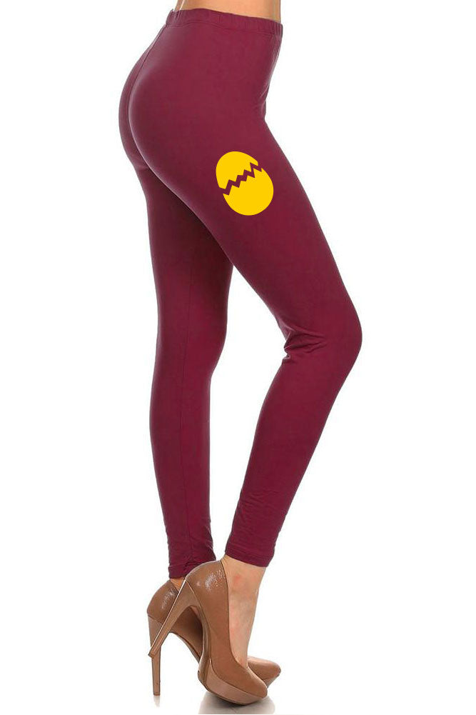 Women's NASA Letter Printed Leggings for Regular PLUS 3X5X 