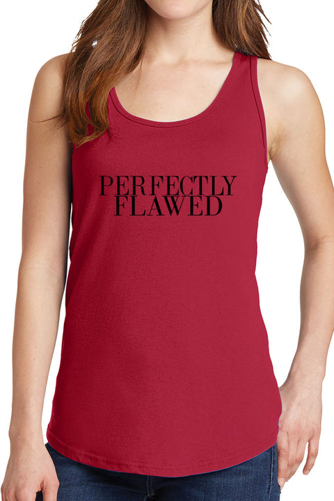 Women's Perfectly Flawed Design Core Cotton Tank Tops -XS~4XL