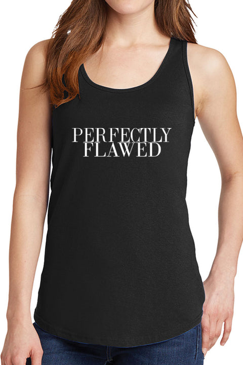 Women's Perfectly Flawed Design Core Cotton Tank Tops -XS~4XL