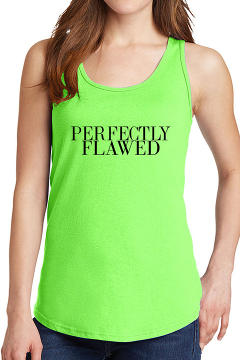 Women's Perfectly Flawed Design Core Cotton Tank Tops -XS~4XL